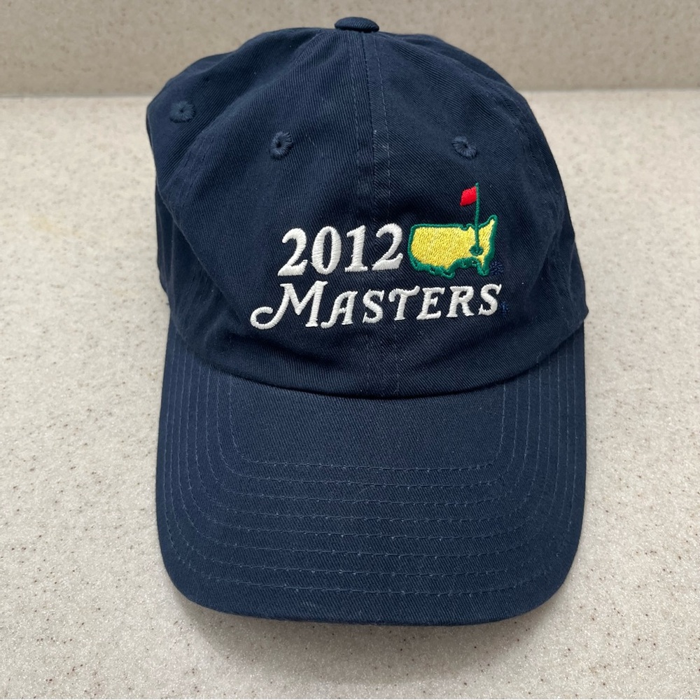 Masters Tournament Hat Cap 2012 American Needle Navy Blue Golf